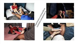 4 nut cumshot collection, MrMarathon and Cat Princess, size 9 milf feet on BBC, multiple povs, hard light