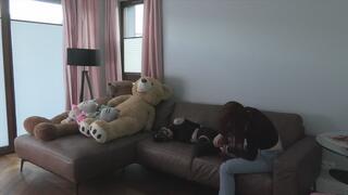 Sweeet, innocent little toy tickled by me.