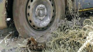 After the rain. Get stuck in the swamp. WMV (1280x720) FHD