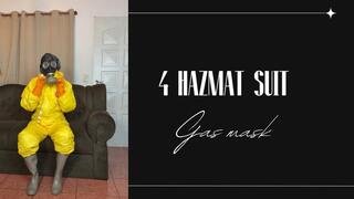 ultra protection 4 hazmat suit and gas mask