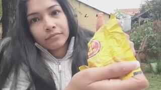 Sweet sisters outdoors