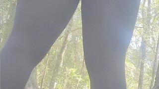 Ass worship in the woods