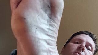 I fuck the best Blondes , you are looking at my dirty feet , bitch !