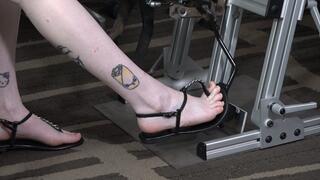 Skye Tests Shoes on the Portable Car Pedals (MP4 - 720p)