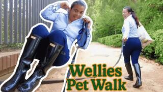 Wellies Pet Walk - Reina Leather Pov