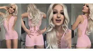 Hot blonde JOI masturbation encouragement