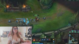 Playing League of Legends coraljade