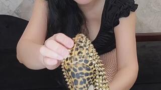 JOI BUST your NUTS to my SPIKE HIGH HEELS, WANKER!!