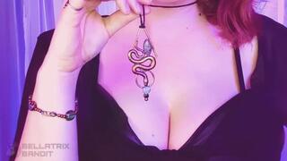 Drained by her serpent spell magic cum countdown