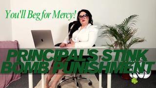 Naughty Student Gets Gassy Principal's Stink Bomb Punishment – Farts So Smelly You'll Beg for Mercy! mp4