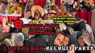 Street feet hunt 21 Cody D control your brain with his feet - 8 rules that every new foot master should know