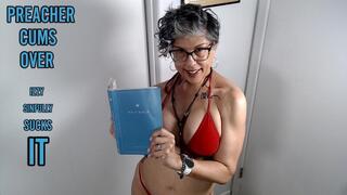 Preacher Cums Over Izzy Sinfully Sucks It