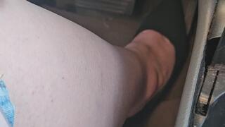 Driving Wearing 6inch Spike Heels