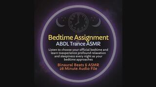 Bedtime Assignment – ABDL Littlespace Trance Training for Obeying Your Bedtime