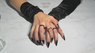 Black Nails Tapping ASMR