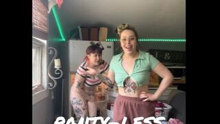Panty-less Pantsing with Evie