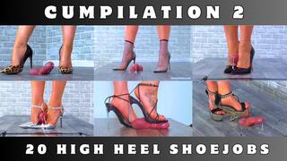 208. Goddess Amber - Cumpilation 2 - 20 High Heel Shoejobs - Multi Cam - Footjob Shoejob Heeljob Footwank Shoewank Cum Cumshot Shoe Heel Stiletto Foot Feet Fetish
