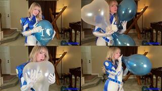 Sue Storm Sensually Blows Balloons