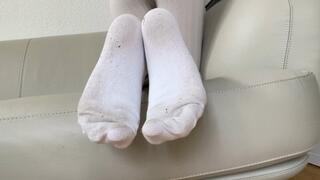 Dirty White Socks Foot Fetish