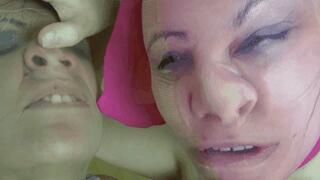 Extreme nose pinching for me and Eleonore ( WMV - MOBILE VERSION )