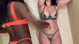 Belly of Defiance (4K MP4) Paris Love and Tilly McReese: Belly Punching, Belly Fetish