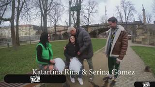 Dirty Old Man’s Rimming Threesome W Cheerleaders From Beaver University Serina Gomez & Katarina Rina– – Immoral Live 4k