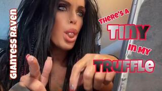 GIANTESS RAVEN FINDS A TINY IN HER TRUFFLE - VORE