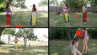 Wet Potato Sack Race