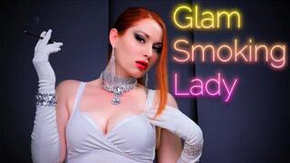 Glam Smoking Lady