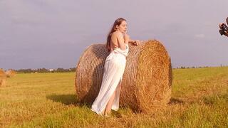 With a shy Lily in the field. Part 2