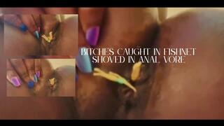Bitches Trapped In Stockings Shoved In Anal Vore