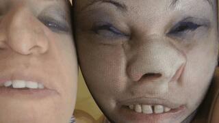 Extreme nose pinching for me and Eleonore ( PART 2 - MOBILE VERSION )