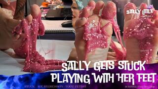 Sally gets Stuck Playing With Her Feet (SUB ENG 720p) C4STaboo25 FOOT FETISH STUCK AGE REGRESSION