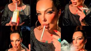 Custom Special - Inhale through the mouth and exhale through the mouth - Eye contact - Audible Inhales and exhales - Virginia Slims 120