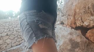 LONG LEGS AND DENIM SHORTS