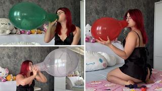 Sexy Blow2Pop Show - Sabina Bursts 4 Crystal Balloons