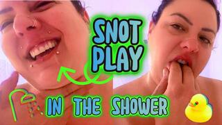 Snot Play - Pretty and Snotty Goddess : Runny-Nose Shower Tease | Worship Her Snot & Mucus