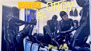 Latex Bi Orgy Part 2! Feat Miss Lilly
