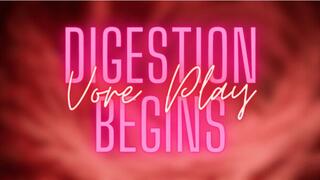 Digestion Begins ~ You're in My Stomach