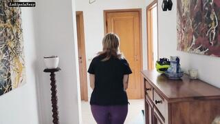 Roommate follows me in the toilet again!