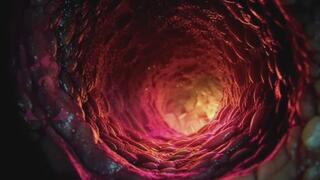 Goddess Digestion Ambience: 12 Min Stomach Gurgles & Fart from Inside Divine Belly | Vore Soundscape with Lopping AI Visuals