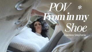 Tiny's POV from in my shoe