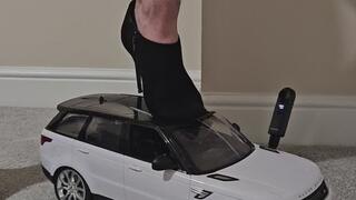 Toy Car Crush - Boot Heels and Barefeet