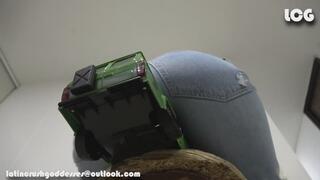 Canela Is Cruel With Big Green Car