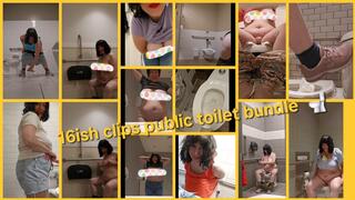 JULY 2024 FOUND PUBLIC BATHROOM TOILET FOOTAGE BUNDLE 16 ish vids