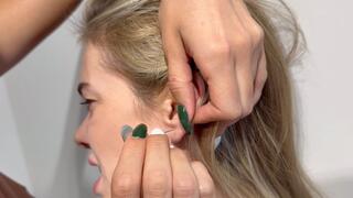 Domination and ear earring fetish (custom video)