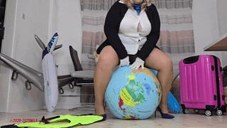 Mila - Stewardess - Prepare for take-off