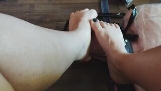 Mummified foot smothering