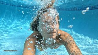 Madi B Swims in the Pool with a GoPro HD (1920x1080)