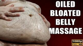 KingMarti: Oiled Bloated Belly Message - Full HD 1080p
